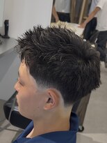 グルーマーズクレッジ 渋谷店(GROOMER/S CREDGE)&nbsp;men's/メンズ/刈り上げセンターパート/リバースセンターパート
