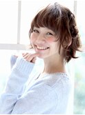 [K-two銀座]無造作パーマスタイル夏のヘアアレンジ
