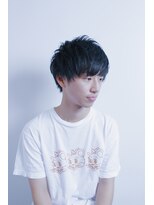 メリケンバーバーショップ フクオカ(MERICAN BARBERSHOP FUK)&nbsp;サイドパートショートセミウェットワイルドツーブロックテクノ40