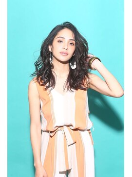 リー 梅田(Lee) Lee梅田◆立ち上げセンターパート×ヘルシー黒髪ウェーブ３