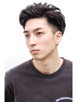 メリケンバーバーショップ コウベ(MERICAN BARBERSHOP KOBE)&nbsp;ビジネスサイドパートショートツーブロックテクノ#m422