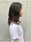 ロング/インナーカラー/オレンジ