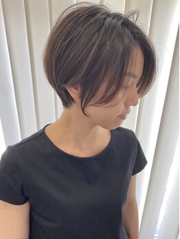 頭の形が綺麗に見える、小顔ショートstyleが得意◎骨格や髪質に合わせてあなただけの似合わせstyleをご提案