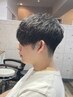 メンズカット＋シャンプー　#新宿歌舞伎町韓国ブリーチ髪質改善エクステ