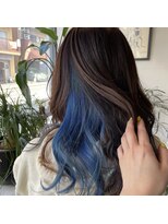 ノリト(norito)&nbsp;ブルー×インナーカラー