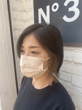 ナンバースリー 溝の口店(Number Three) さりげなく可愛い!大人なインナーカラー