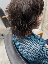 ノード(NODO) ウルフ+ニュアンスパーマ