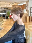 ショートボブ　ショートヘア　大人ヘア　20代30代　表参道青山