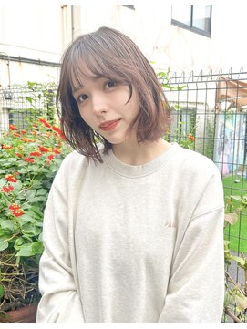 ノースイースト 登戸店(northeast) 【向ヶ丘遊園】丸みボブ/ボブ/内巻きボブ/ダークベージュ