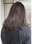 グレージュ バイオレットグレージュ レイヤーカット