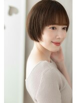 カバーヘア ブリス 志木南口駅前店(COVER HAIR bliss)&nbsp;透明感カラーレイヤーカットマッシュルームヘアZ志木30代40代