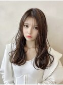 【monaco】ベース顔さん対策/小顔ヘア/シースルー前髪