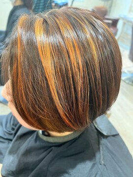 ヘアーアンドメイク リン(Hair&Make Rin) 20代30代40代50代大人かわいい白髪ぼかしハイライト