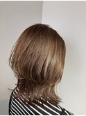 髪質活かしくびれミディアム