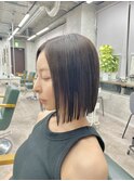切りっぱなしボブ/ボブ/ぱつっとボブ