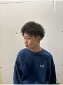 大人ツイストスパイラルアップバングツイストパーマ波巻きパーマ