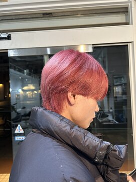 ヴァーグバイトリ(vague by tori) ピンク×マッシュウルフ