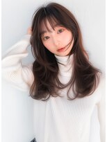 ラベスト キョウト(LOVEST)&nbsp;フェイスレイヤー/シースルーバング/レイヤーカット/ベージュ