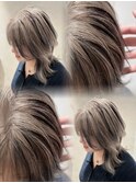 【ACRO.ao】シルバーグレージュ/ローライト/ウルフ/ハイトーン