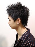 スパイキーショートソフトツイストパーマ