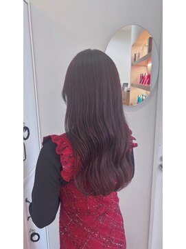 ジーナ  札幌大通(Zina) 美髪＊エアリーロング＊カシスグレー＊髪質改善＊Zina札幌大通