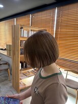 モノ(mono)&nbsp;ボブカット+ベージュカラー