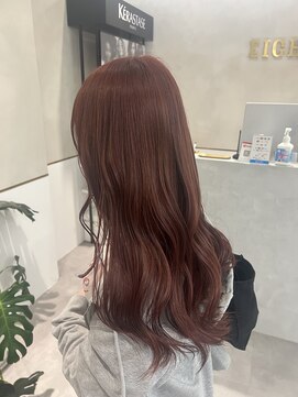 エイト 武蔵小杉店(EIGHT) ピンクベージュ/ブリーチなしダブルカラー