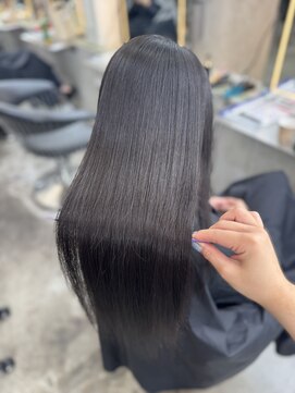 ロンド 表参道店(Lond) 髪質改善縮毛矯正レイヤーカット顔周り前髪韓国ミニウルフ