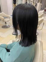 ミーティア バイ クアトロ(Meteor By QUATRO) ブルーブラック 切りっぱなし