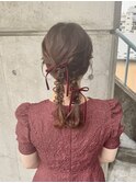 編み下ろしツイン