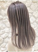 #バレイヤージュ#ハイライト#ケアブリーチ
