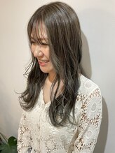 シャンティ(shanty) ロング デザインカラー オリーブベージュ