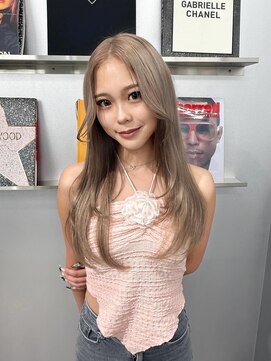 ペレ 梅田(PELE) くびれヘア/アプリコットオレンジ/夏のヘアアレンジ/梅田