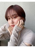 【amoretto_miu/秋カラー/カシスカラー/ショートカット】