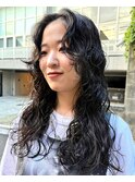 ロングパーマゆるめパーマジェリーパーマ