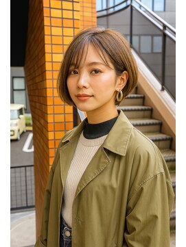 コポル(Copol) まわりと差がつく小顔ショート×オリーブベージュ