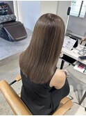 【縮毛矯正】セミロングストレート