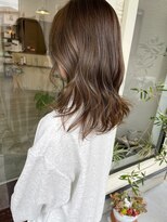 ヘアー アトリエ アンジー(Hair Atelier Angee) 40代お洒落ヘア(白髪染め×ハイライト)