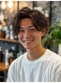 メンズ/ツイスパ/パーマ/ウェーブ