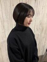 ルルズ(LULUS) 丸みショートクビレ大人ショートボブ/ハンサムショート前髪あり