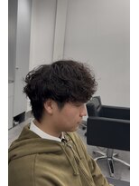 ノイセル 心斎橋(Noisyle) MEN’S HAIR/波巻きツイストスパイラル/リバースセンターパートS
