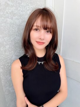 レーヴバイロンド 仙台(Reve by Lond) レイヤーカット大人ガーリー髪質改善似合わせカット白髪ぼかし