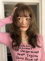 クラフト ヘア デザイン(CRAFT HAIR DESIGN)&nbsp;ブリーチなしヘーゼルベージュ/レイヤーカット