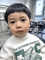 ルーツ ヘア デザイン(roots hair design)&nbsp;四ツ橋美容室★roots★キッズカット男の子★マッシュ