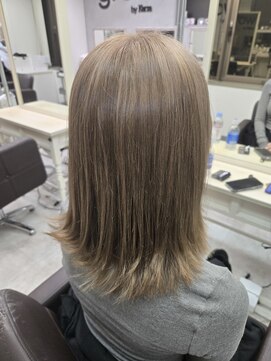 アジールヘア 池袋東口店(agir hair) 外ハネミディアム×髪質改善トリートメント♪