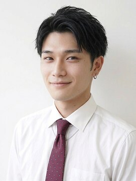 ヨシザワインク ハコザキ 水天宮前 日本橋人形町(YOSHIZAWA Inc.HAKOZAKI) 無造作ナチュラルアップバングショートでビジネス清潔感◎