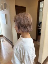 メルク(merc)&nbsp;レイヤー ボブ ショート インナーカラー 韓国