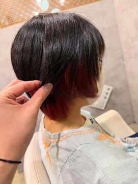ゴカントコシエ 津幡店(gokan) ショートインナーカラー