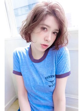 ランプ ヘアー(lamp hair) 【lamp hair】外国人風/パールベジュ/ラフボブ