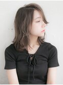 鎖骨ライン×ミックス巻きベージュ！